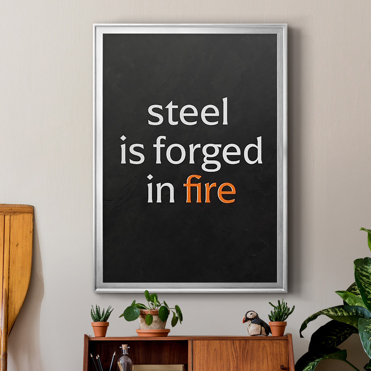 Bro-Inspo III - Modern Framed Canvas Print