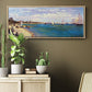 Regatta at Sainte Adresse - Floater Framed Canvas Print