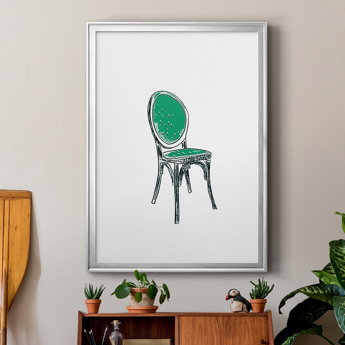 Take a Seat VIII - Modern Framed Canvas Print