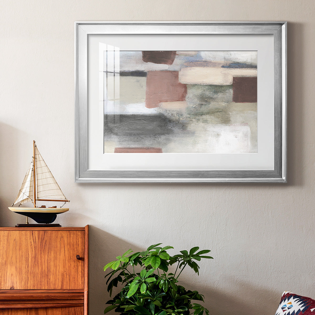 Bright Pastel Premium Framed Print - Ready to Hang