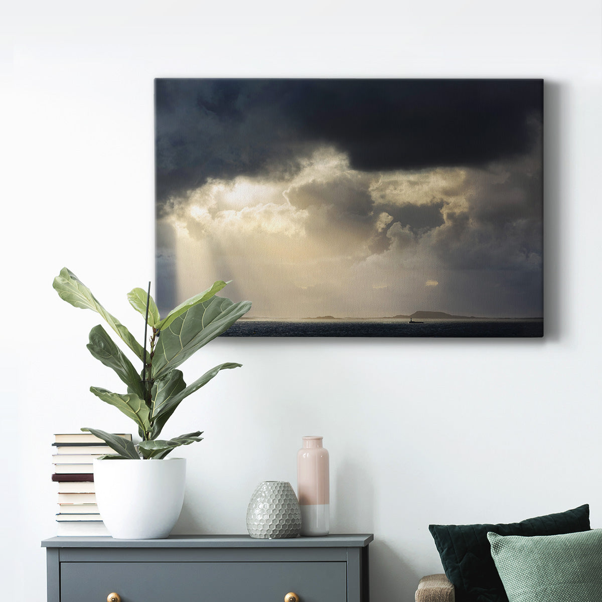 Rays of Light Premium Gallery Wrapped Canvas - Ready to Hang