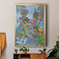 Magenta Garden - Modern Framed Canvas Print