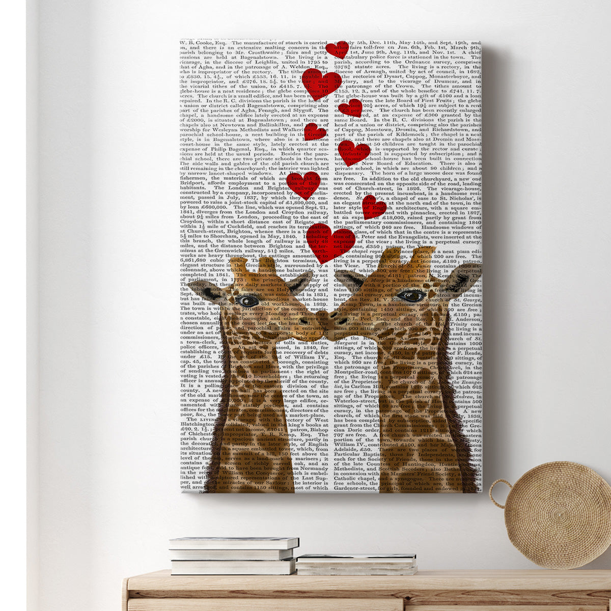 Love is in the Air Collection B - Canvas Art Print