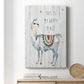 Llama Happy Place Premium Gallery Wrapped Canvas - Ready to Hang