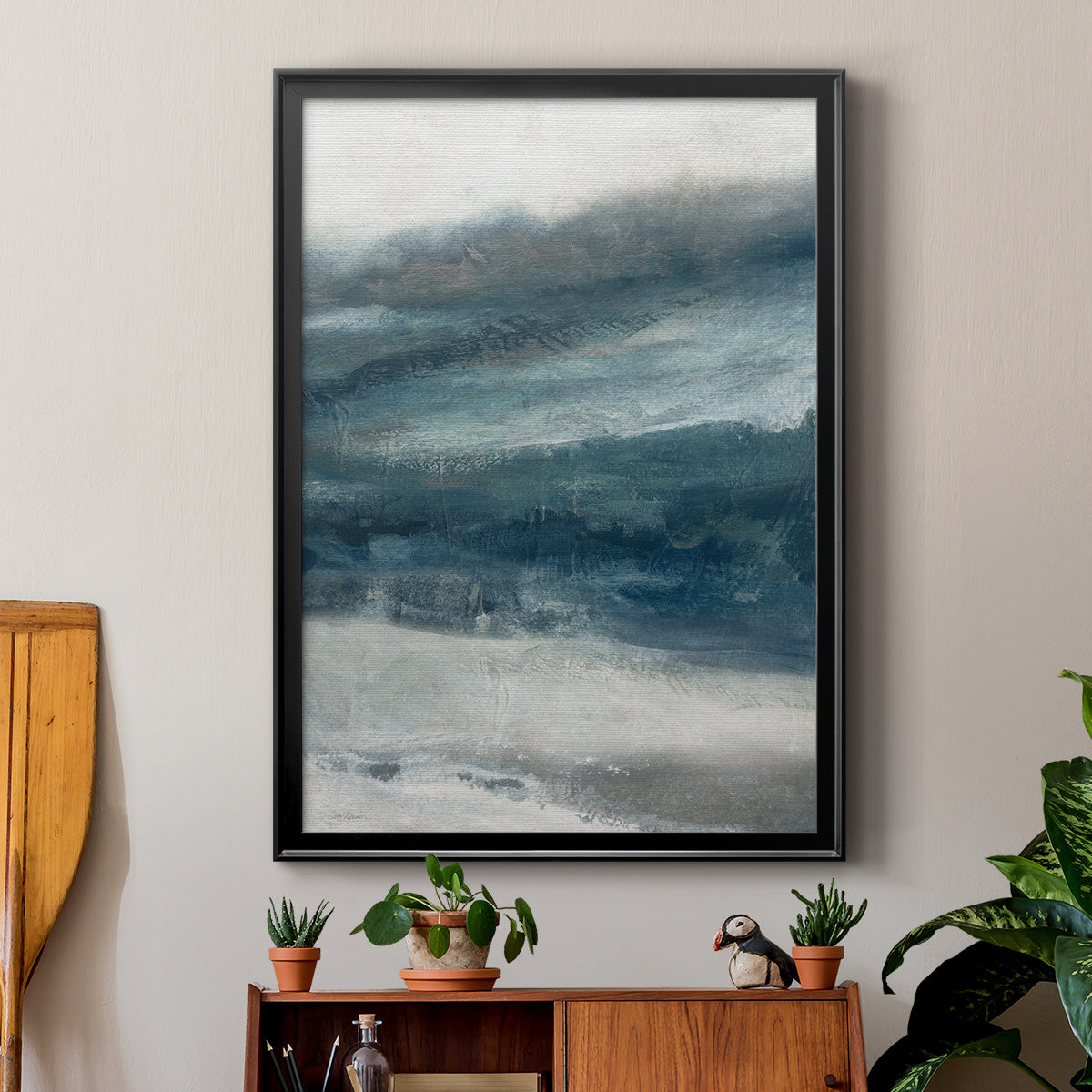 Private Inlet II - Modern Framed Canvas Print