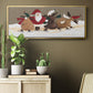Skater Chorus Line - Floater Framed Canvas Print