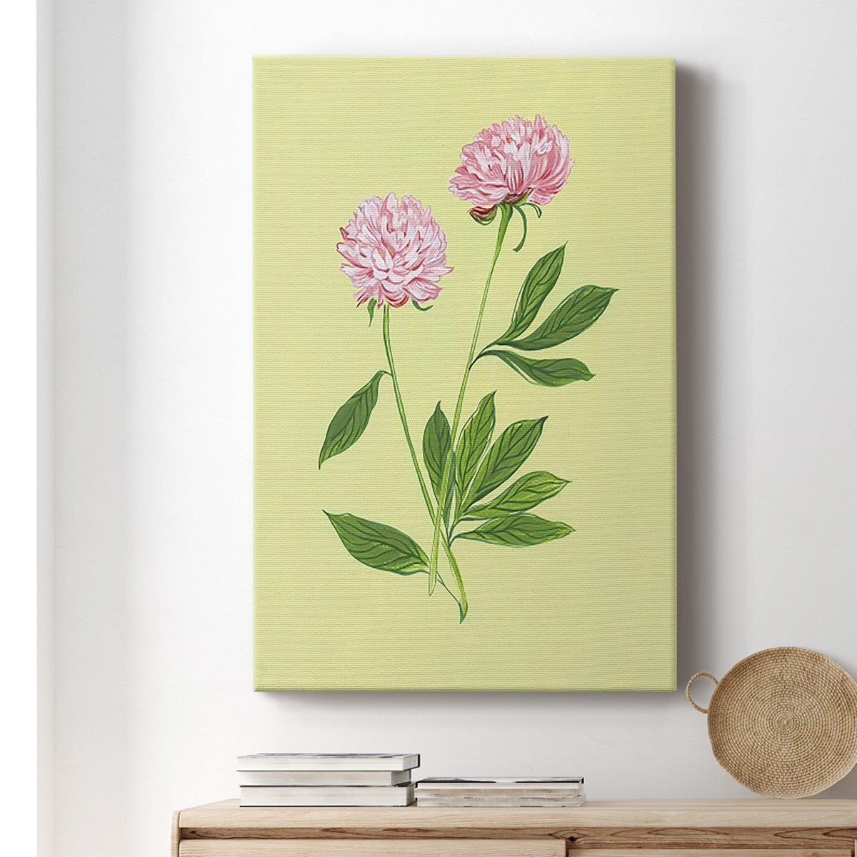 Peonies in Yellow II - Canvas Art Print