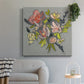 Blush & Paynes Bouquet I - Canvas Art Print