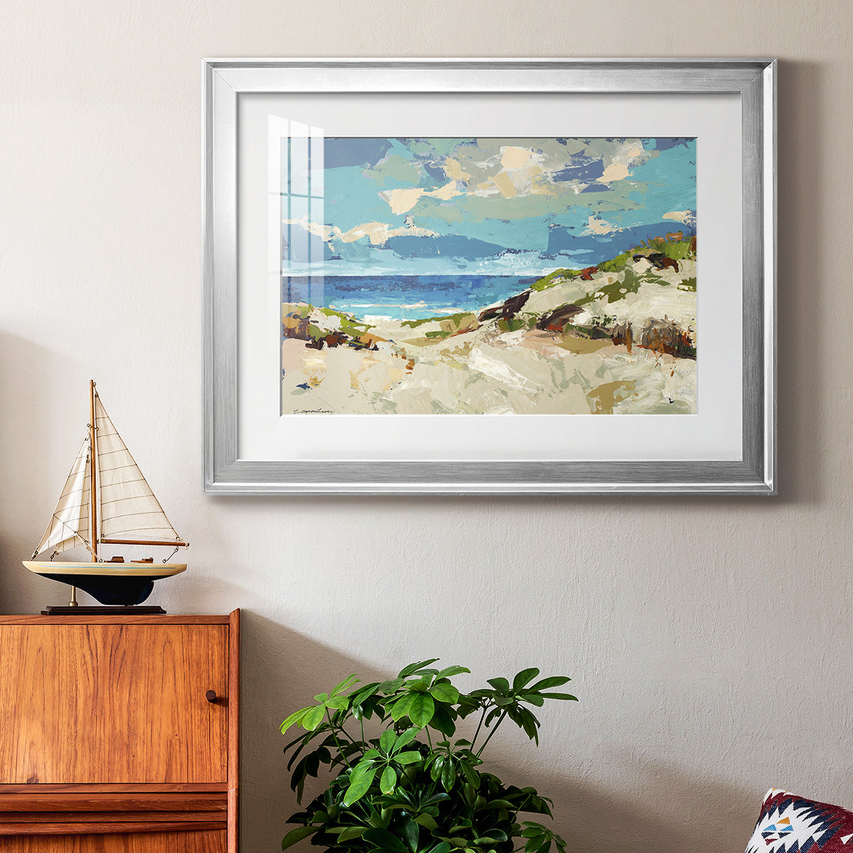 Dunes I Premium Framed Print - Ready to Hang