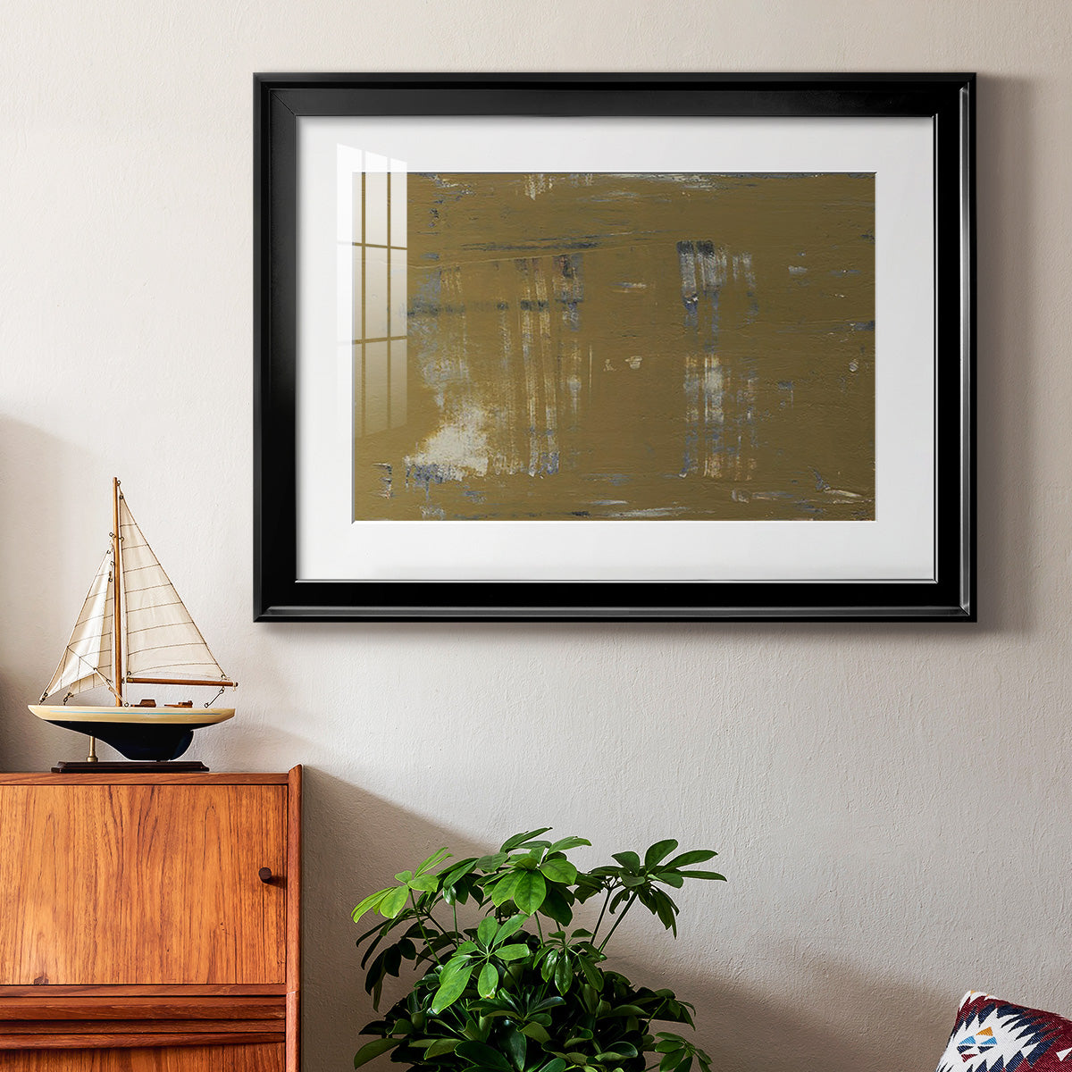 Mystique Abstract II - Modern Framed Art Print