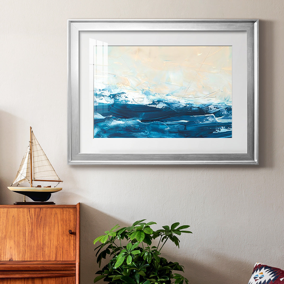 Wave after Wave III Premium Framed Print - Ready to Hang