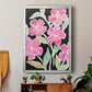 Floral Choir - Modern Framed Canvas Print
