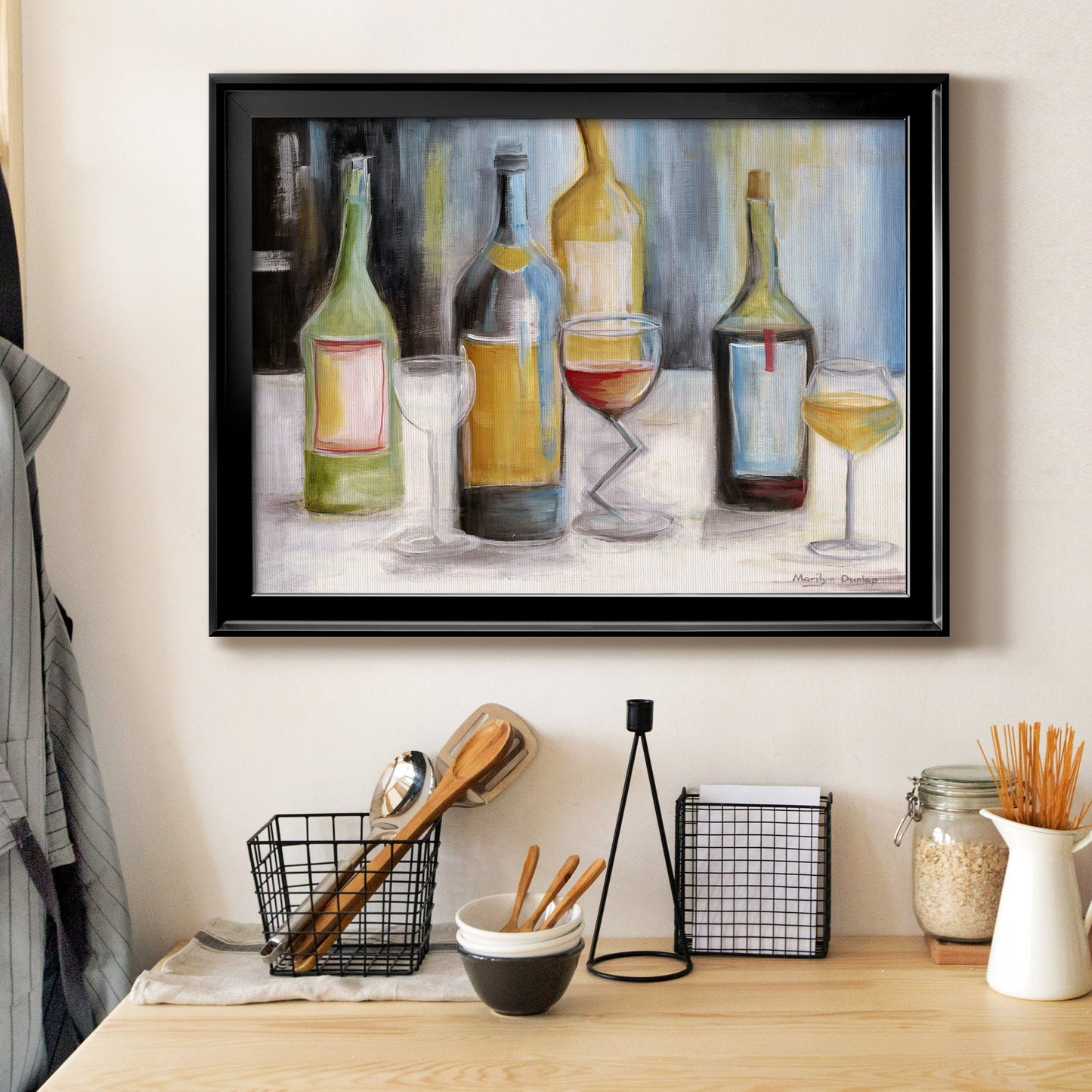 Wine Tasting Premium Classic Framed Canvas - Ready to Hang