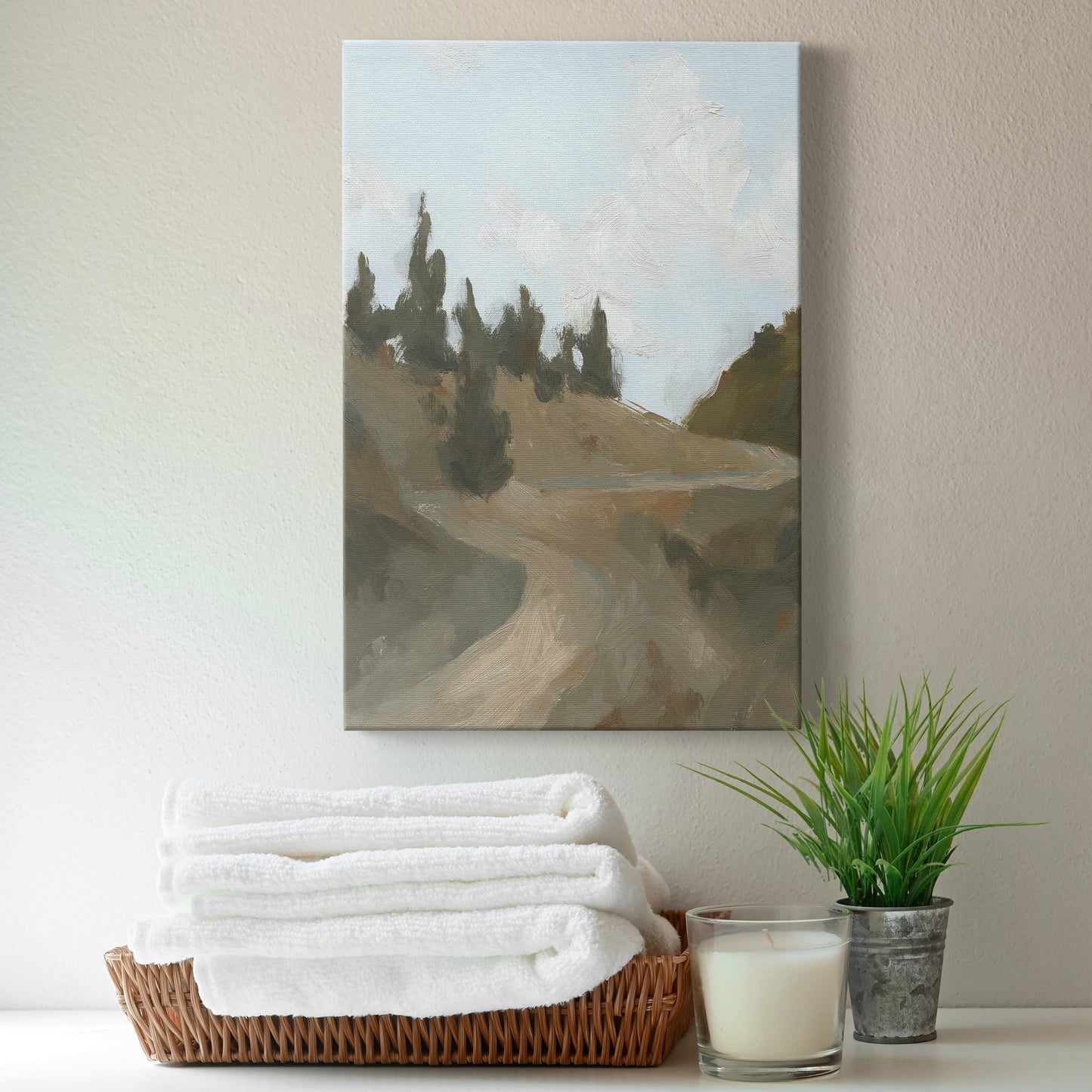 West Fork Hiking Trail IV Premium Gallery Wrapped Canvas - Ready to Hang