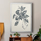 Growing Leaves III - Modern Framed Canvas Print