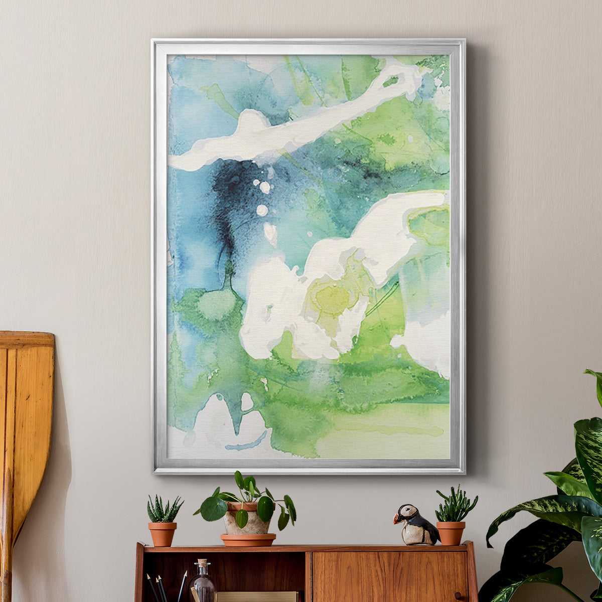 Rising Above I - Modern Framed Canvas Print