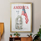 America My Home Sweet Home - Modern Framed Canvas Print