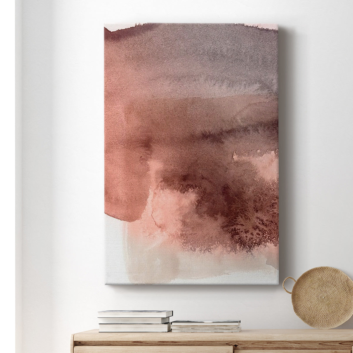 Red Ochre Abstract II - Canvas Art Print