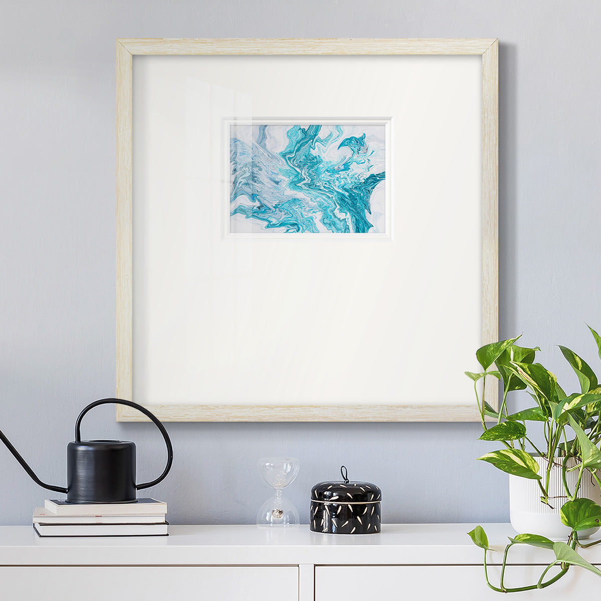 Tide Pool- Premium Framed Print Double Matboard