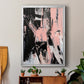 Black & Blush II - Modern Framed Canvas Print