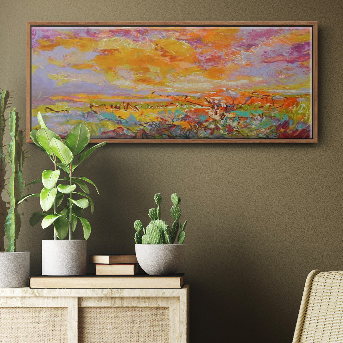 Radiance Remembered - Floater Framed Canvas Print