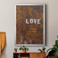 Love Never Fails I - Modern Framed Canvas Print