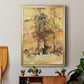 Fall Foliage Watercolor I - Modern Framed Canvas Print