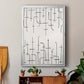 Vertical Arrangement I - Modern Framed Canvas Print