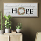 Joy Hope and Peace - Floater Framed Canvas Print