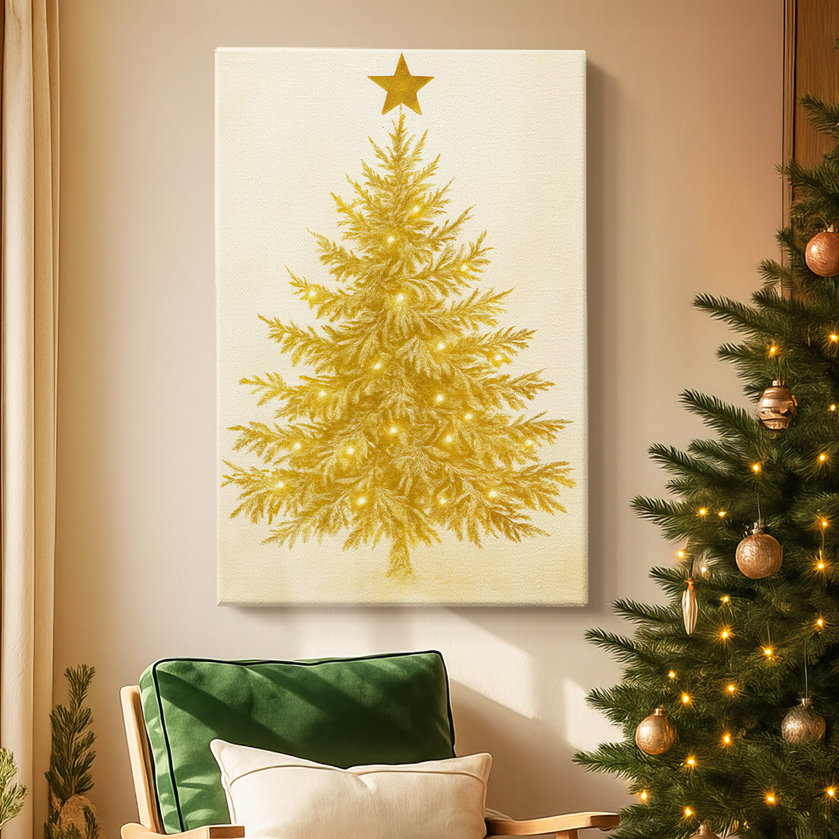 Twilight of Golden Whisper - Canvas Art Print