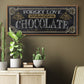 Chocolate - Floater Framed Canvas Print