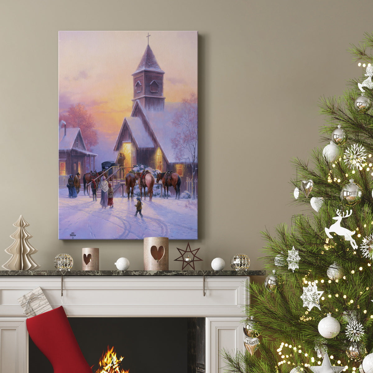 Sunday Service - Gallery Wrapped Canvas