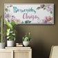 Bienvenidos Amigos - Floater Framed Canvas Print