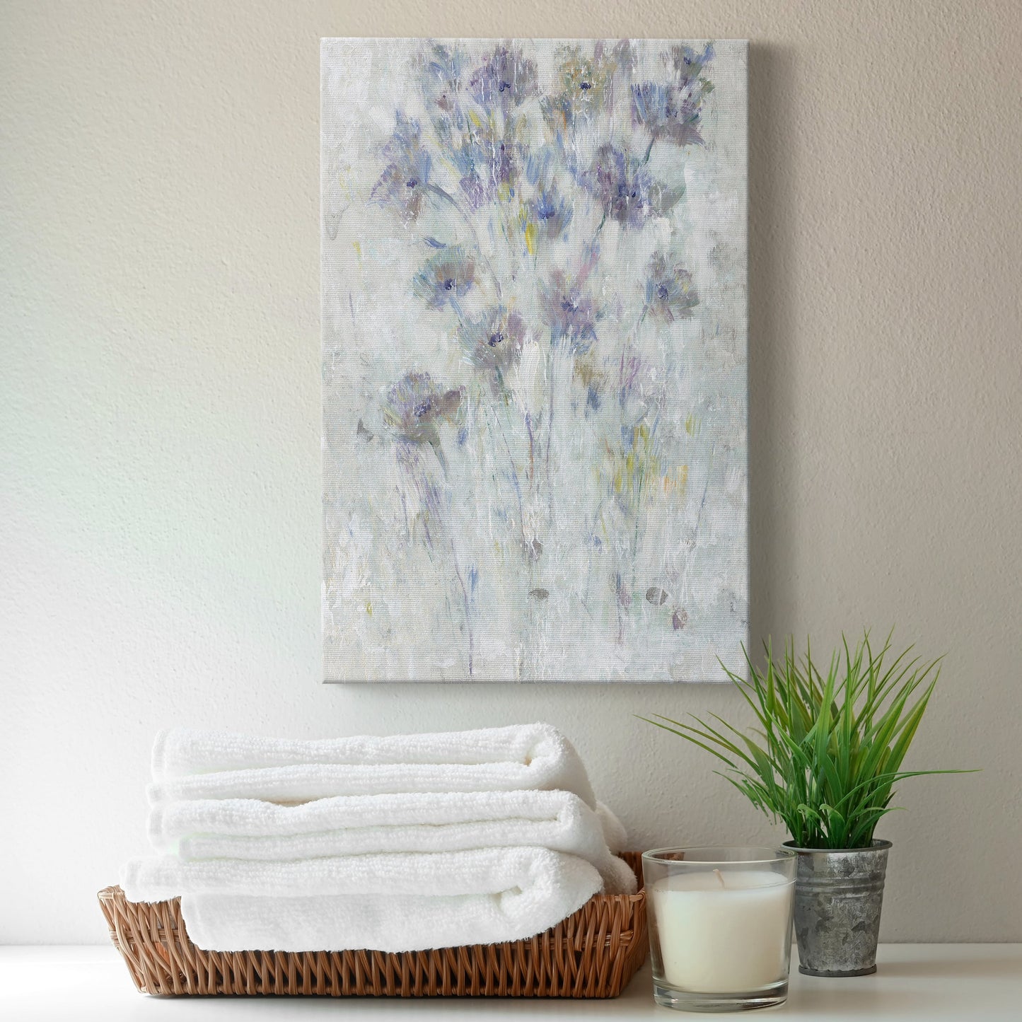 Lavender Floral Fresco II - Canvas Art Print