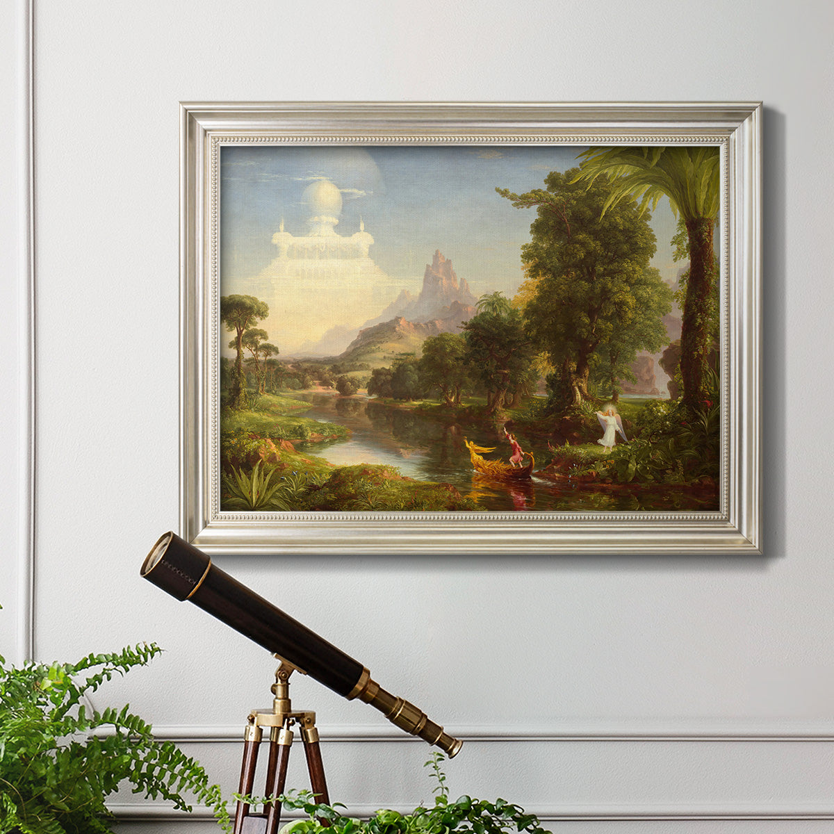 Voyage of Life: Youth - Ornate Framed Canvas Print