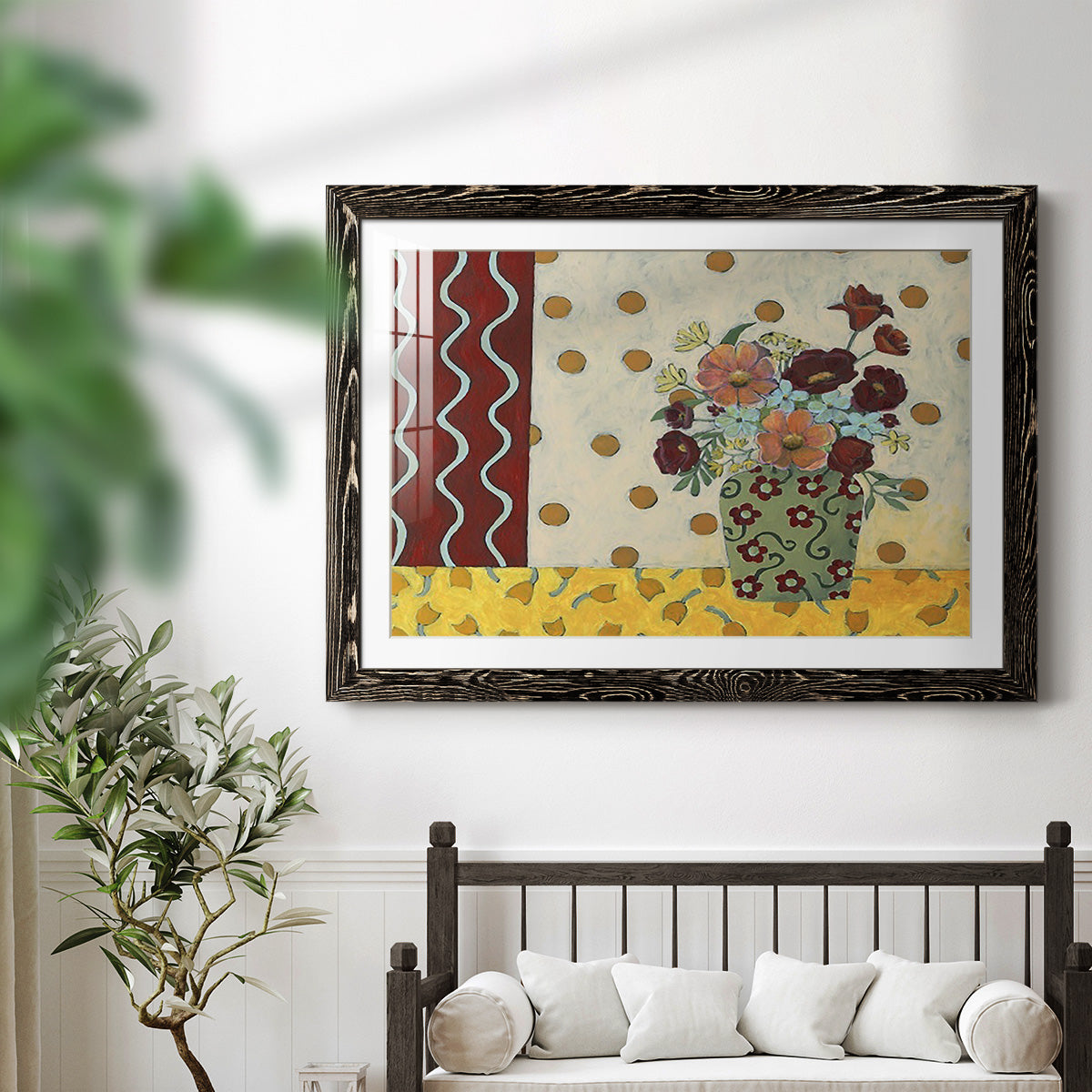 Flowerscape II-Premium Framed Print - Ready to Hang