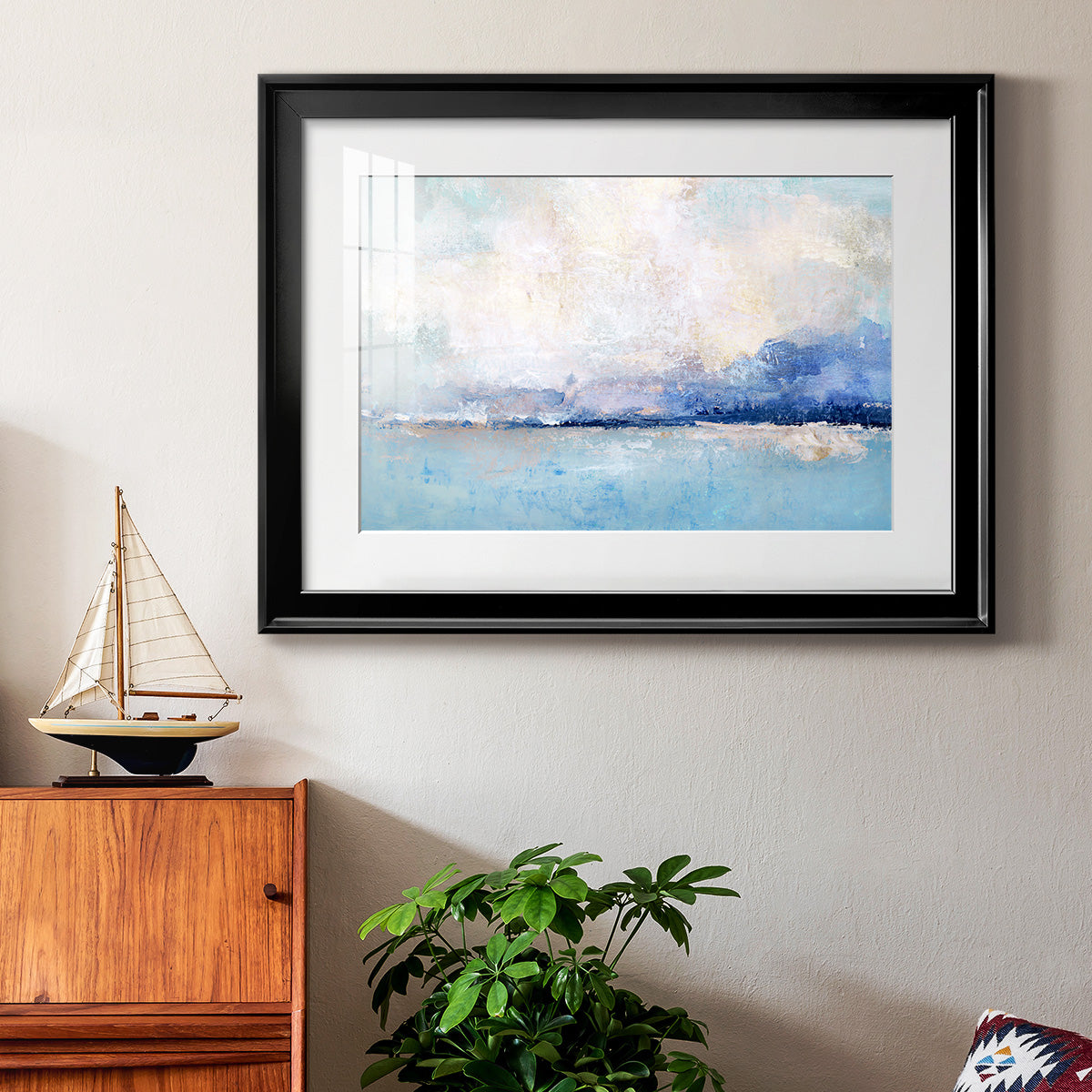 Symphony Bay - Modern Framed Art Print