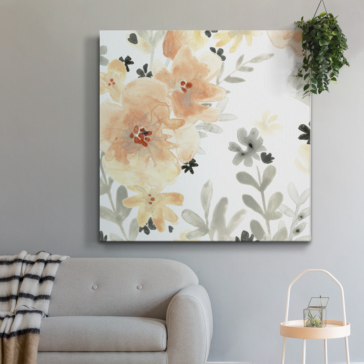 Blush Garden I - Canvas Art Print