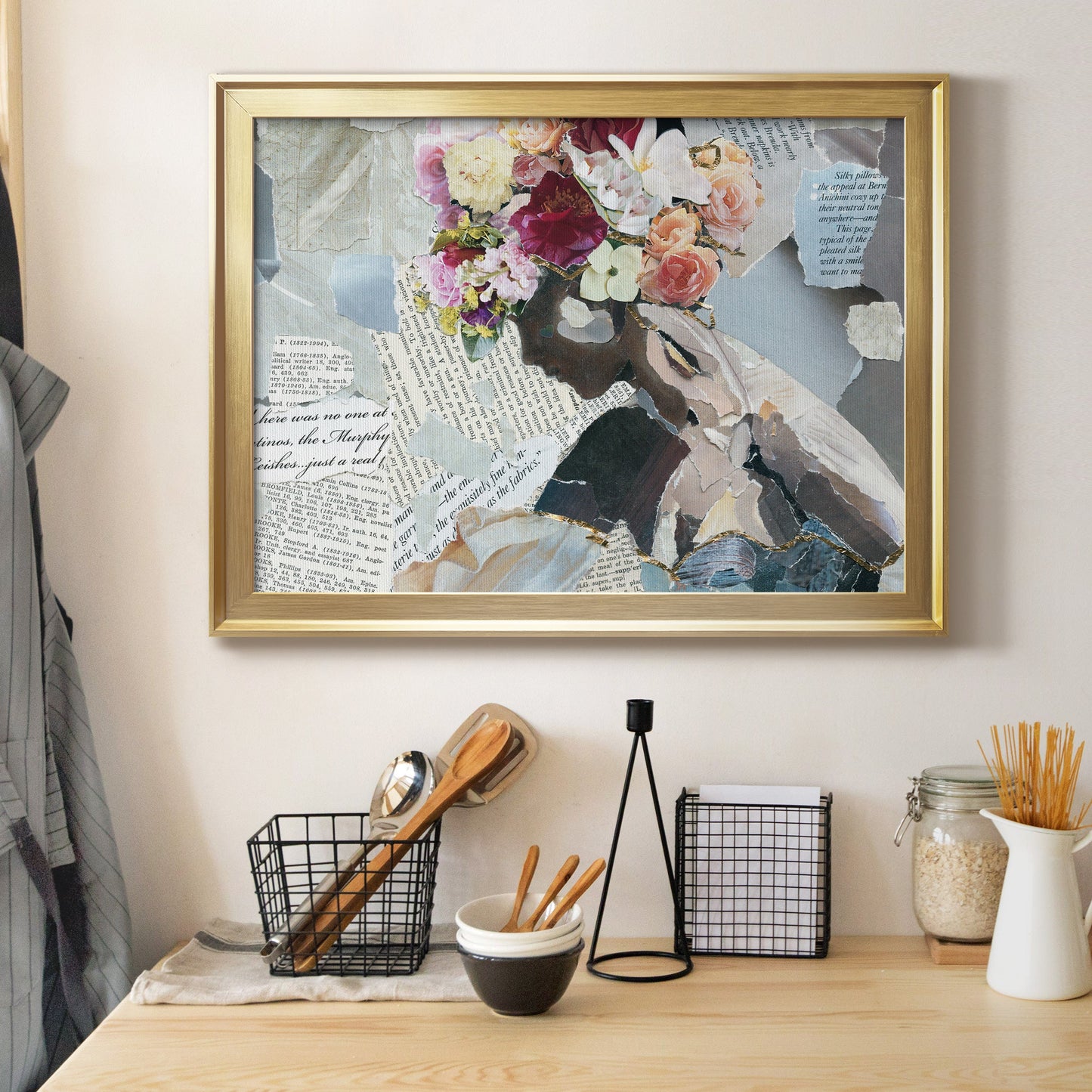 Contemplation II - Modern Framed Canvas Print