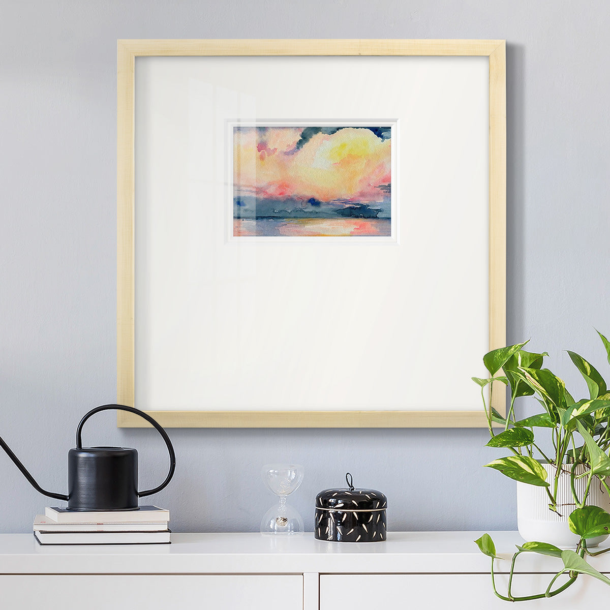 Prism Seascape III Premium Framed Print Double Matboard