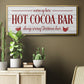 Hot Cocoa Bar - Floater Framed Canvas Print