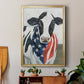 American Cow II - Modern Framed Canvas Print