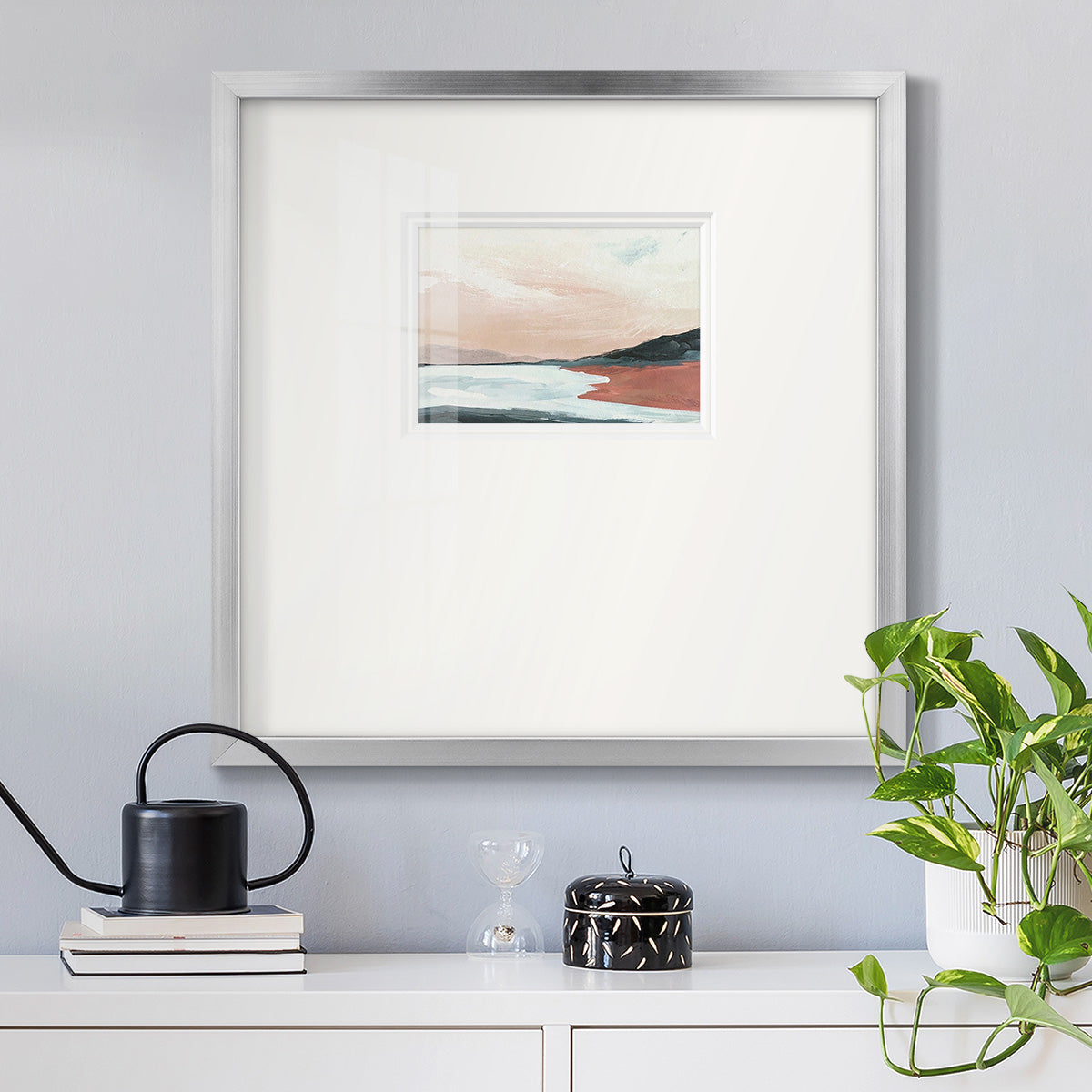 Paynes Coast II Premium Framed Print Double Matboard