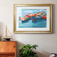 Primary Boats I Premium Framed Print - Ready to Hang