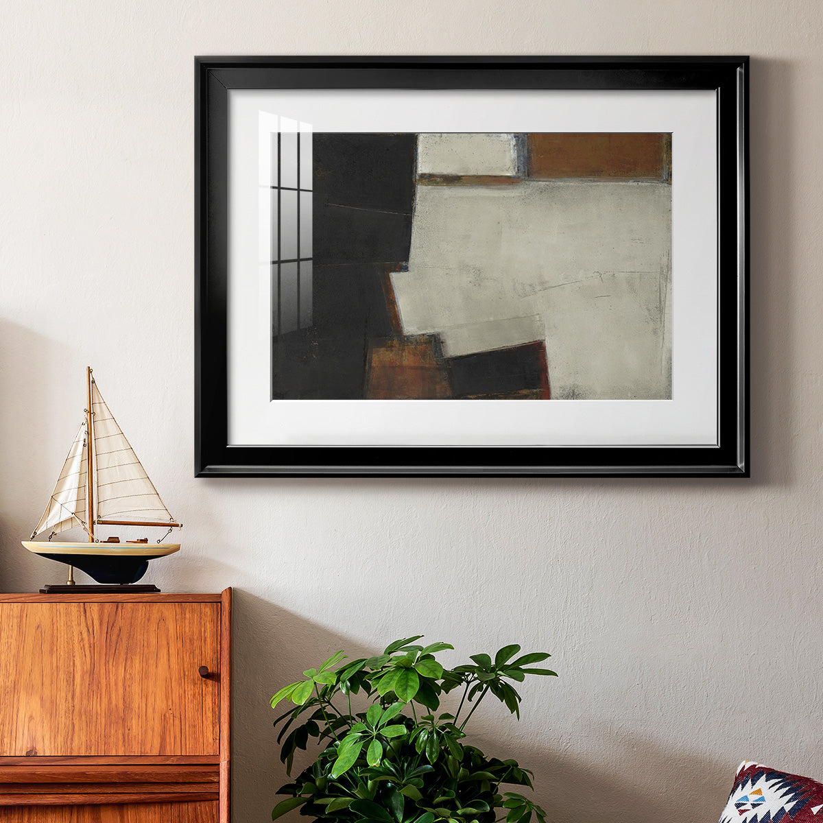 Our Way to Fall - Modern Framed Art Print