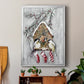 Winter Birds - Modern Framed Canvas Print