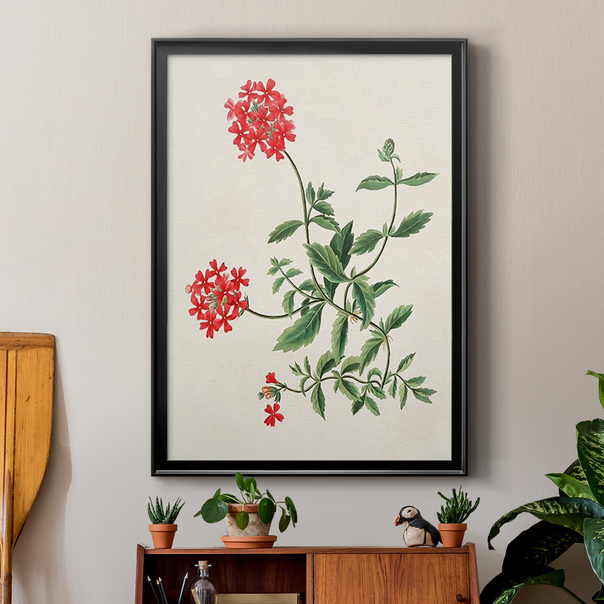 Flowers of the Seasons XI - Modern Framed Canvas Print