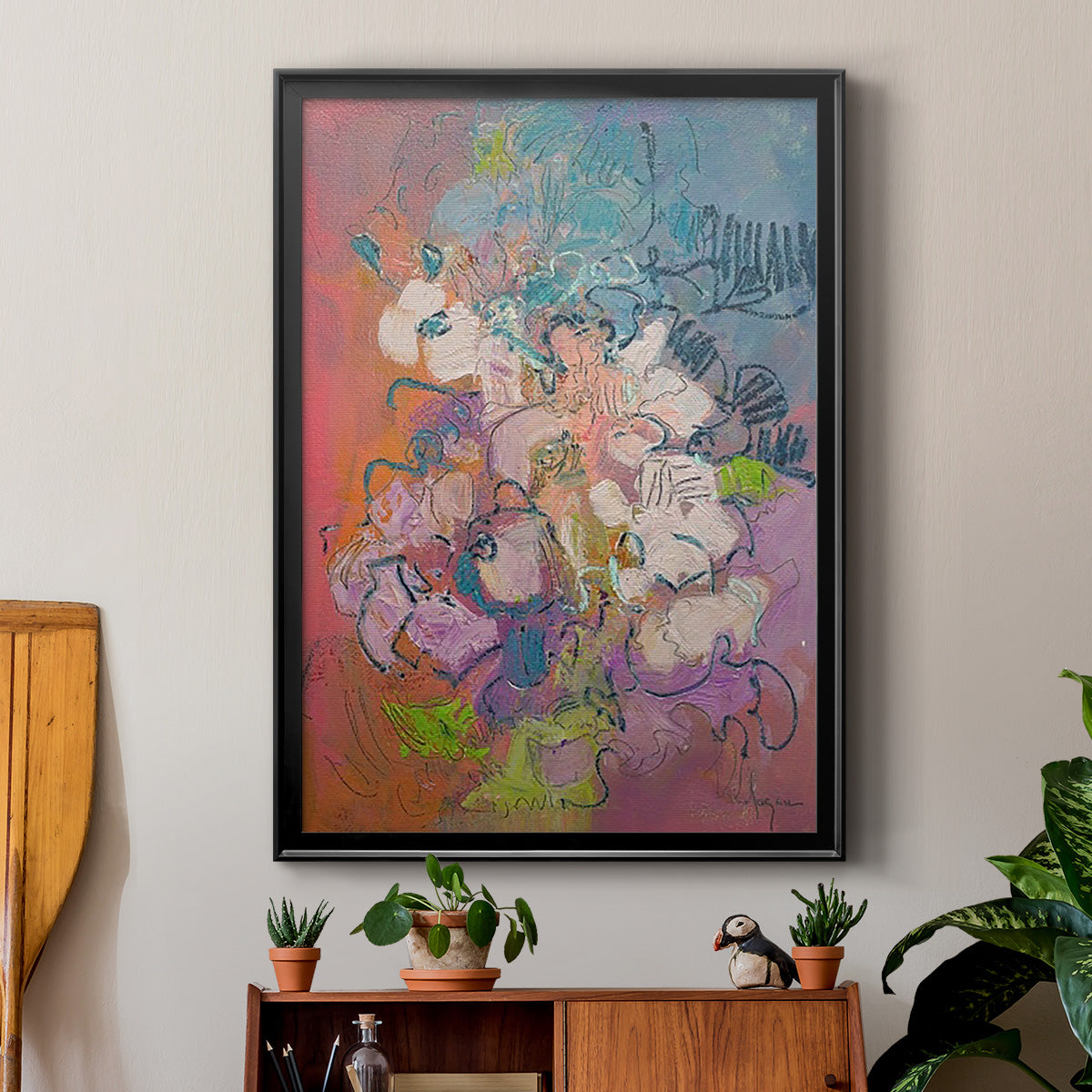 Archipelago - Modern Framed Canvas Print