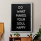 Soul Happy - Modern Framed Canvas Print