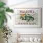 Pumpkin Patch - Barnwood Framed Art Print